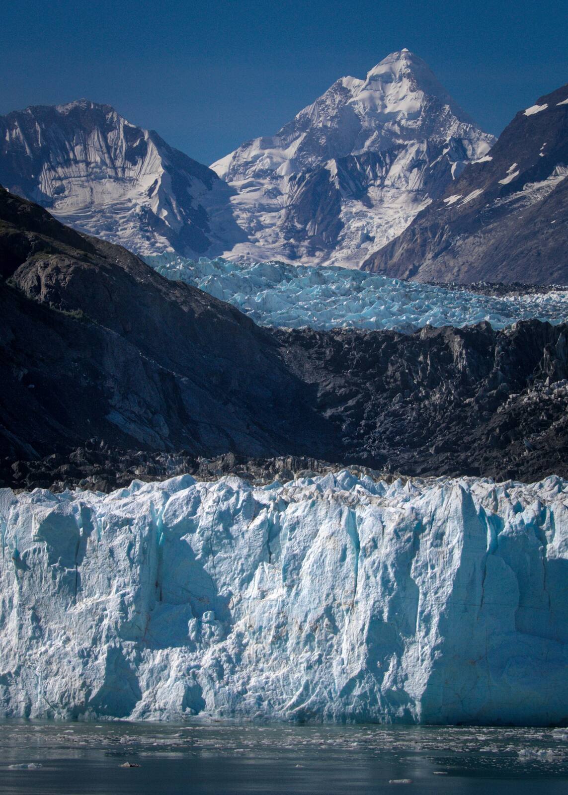 Ice adrift in the passage