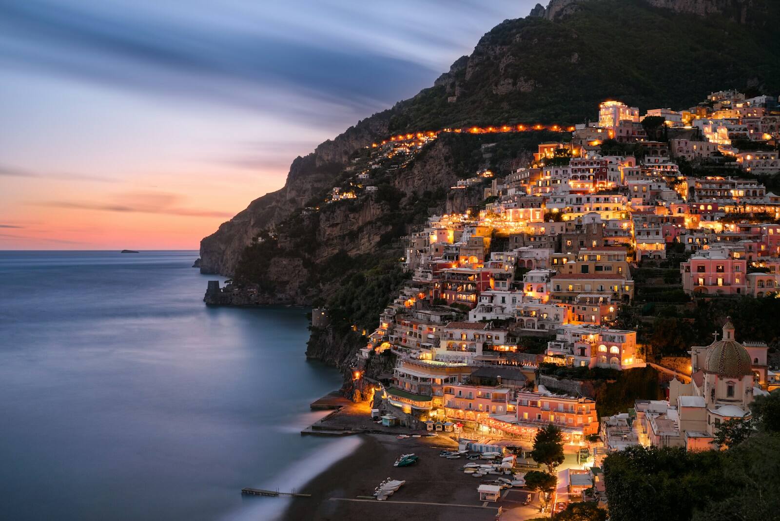 The coast above the Tyrrhenian