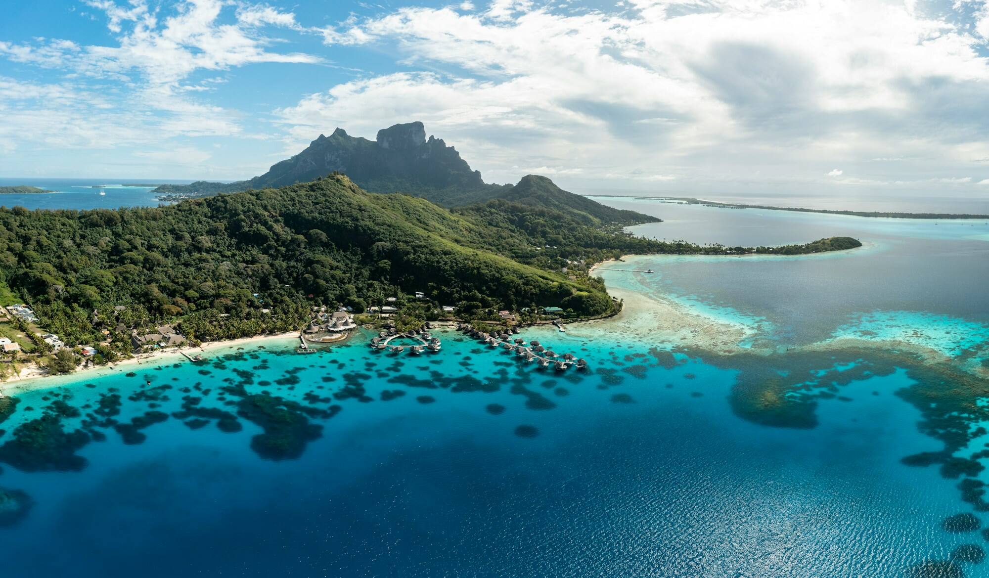 Bora Bora from above