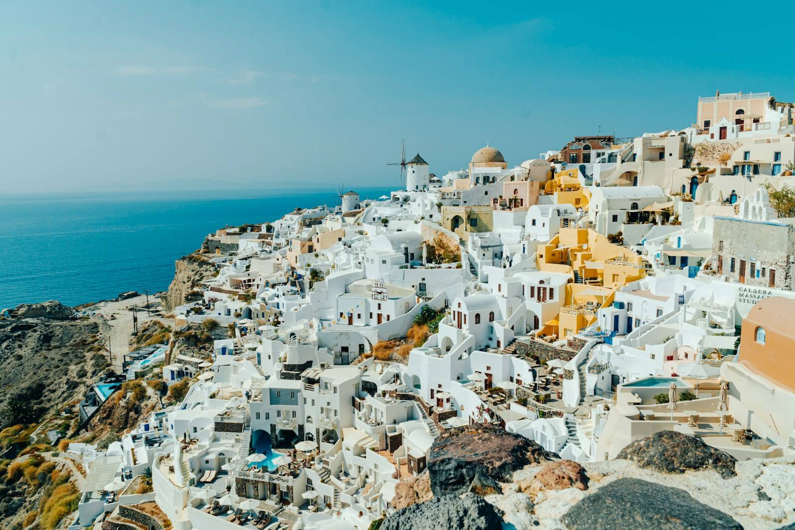 Oia from above the caldera